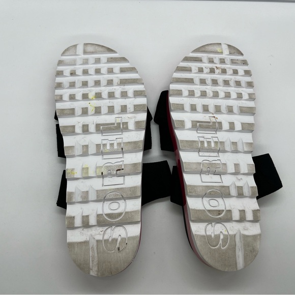 SOREL Roam Black Pink White Sport Slide Flatform Sandals sz 9 - Picture 11 of 11